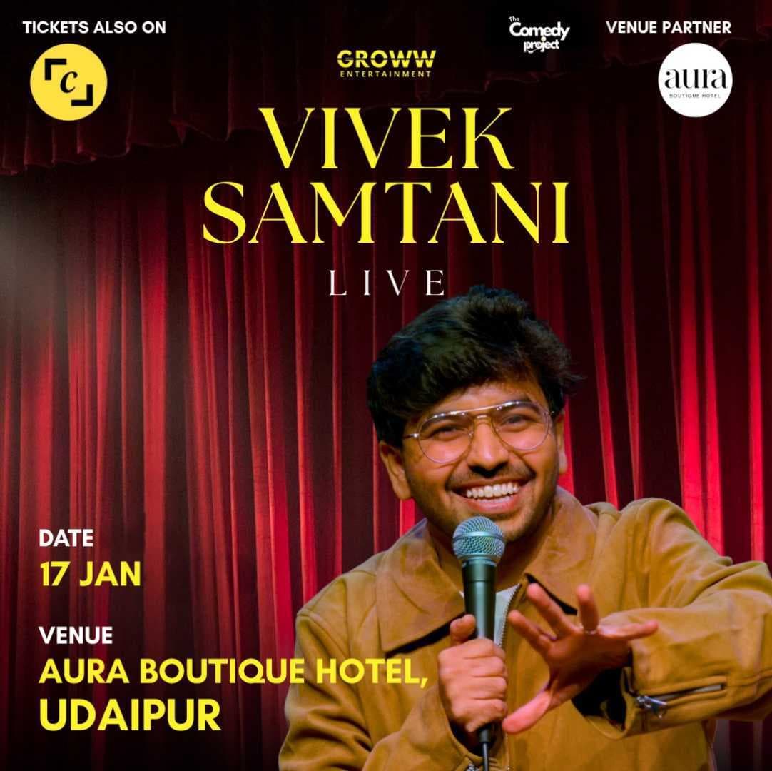 Vivek Samtani LIVE in Udaipur